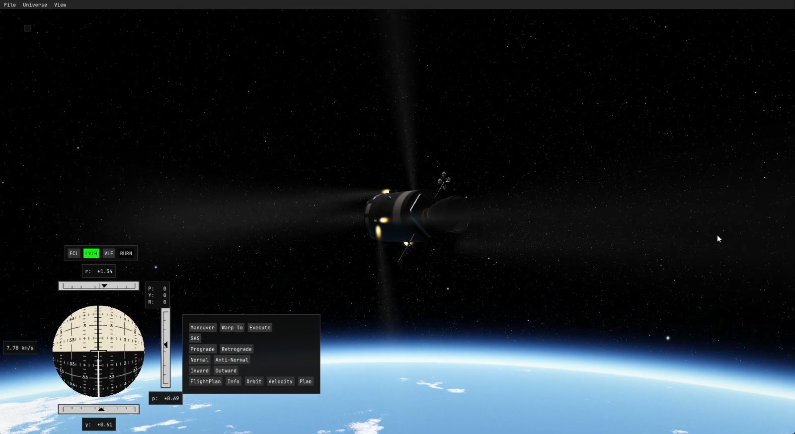 Разработка двигателей RCS