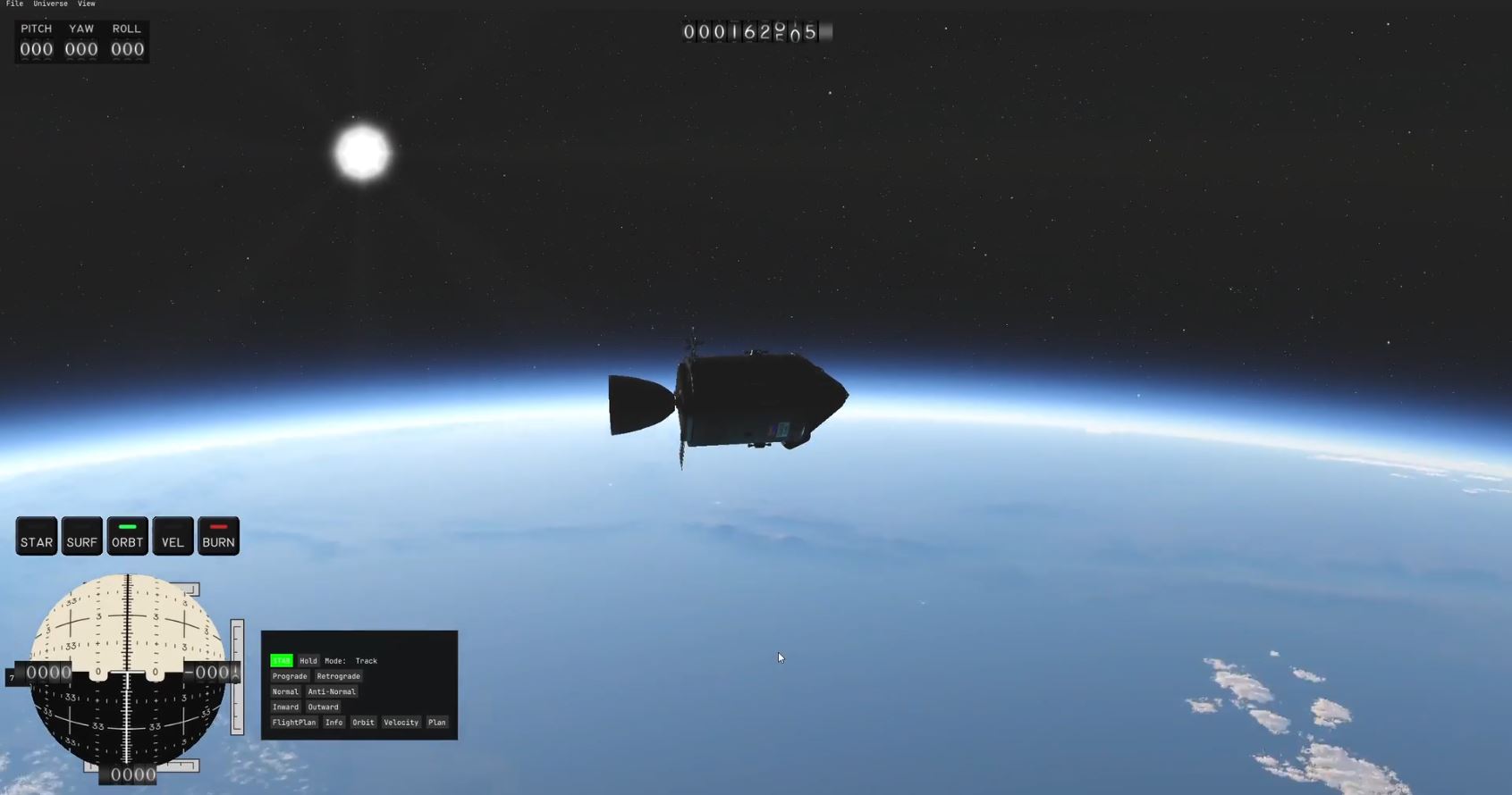 Система управления ориентацией аппарата (RCS)