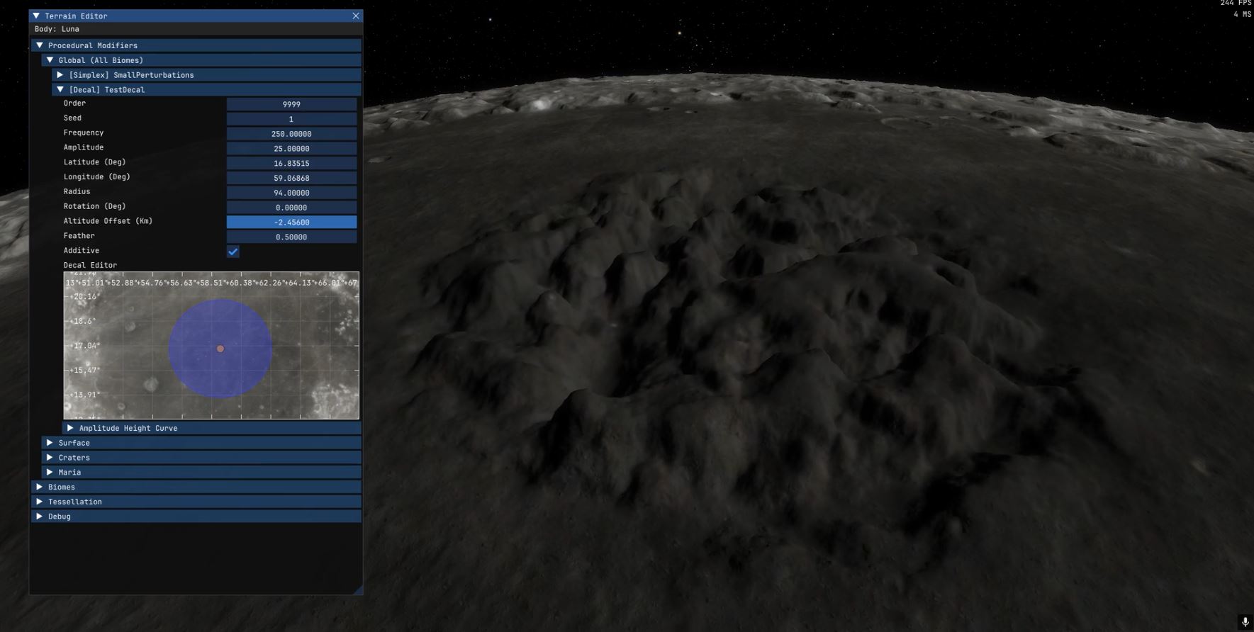 Карта высот